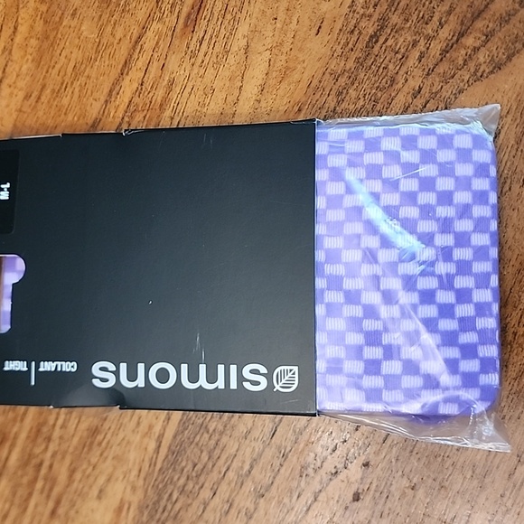 Purple Checkered tights from SIMONS - Picture 5 of 5